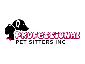 Professional Pet Sitters inc logo design by Mirza