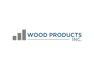 Wood Products, Inc. logo design by Diancox