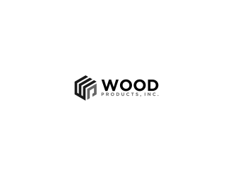 Wood Products, Inc. logo design by haidar