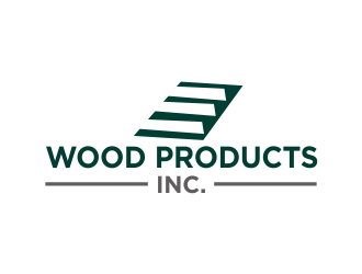Wood Products, Inc. logo design by Greenlight