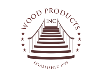 Wood Products, Inc. logo design by beejo