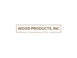 Wood Products, Inc. logo design by Susanti
