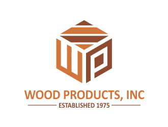 Wood Products, Inc. logo design by Girly