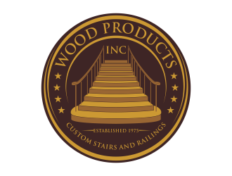 Wood Products, Inc. logo design by beejo