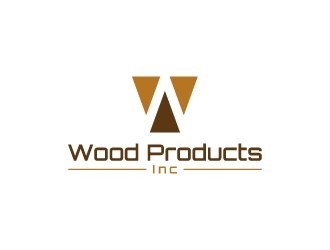 Wood Products, Inc. logo design by BrainStorming