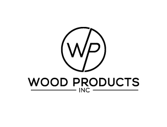 Wood Products, Inc. logo design by Lovoos