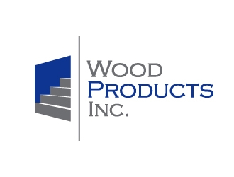 Wood Products, Inc. logo design by Lovoos