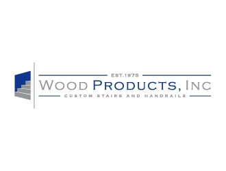 Wood Products, Inc. logo design by Lovoos