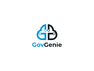 GovGenie or GovGenie.com logo design by haidar