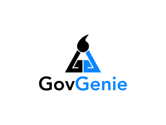 GovGenie or GovGenie.com logo design by BlessedArt