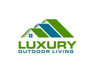 luxury outdoor living logo design by Girly