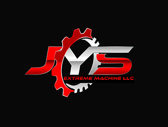 Jys extreme machine llc logo design by 3Dlogos