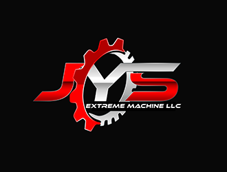 Jys extreme machine llc logo design by 3Dlogos