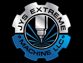 Jys extreme machine llc logo design by MAXR