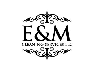E&M Cleaning Services LLC logo design by Creativeminds