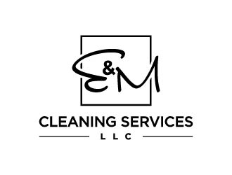 E&M Cleaning Services LLC logo design by maserik
