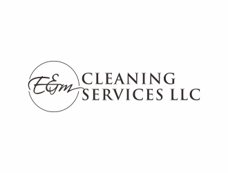 E&M Cleaning Services LLC logo design by checx
