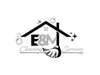 E&M Cleaning Services LLC logo design by qqdesigns