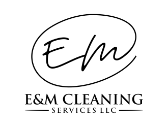E&M Cleaning Services LLC logo design by cintoko