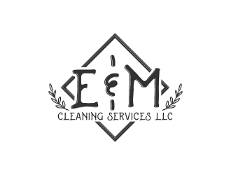 E&M Cleaning Services LLC logo design by Republik