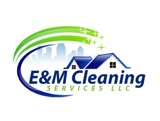 E&M Cleaning Services LLC logo design by AamirKhan