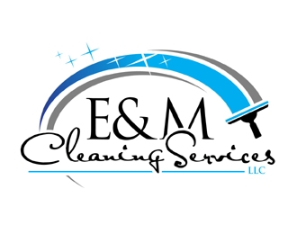 E&M Cleaning Services LLC logo design by MAXR