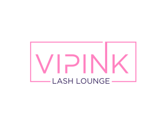 VIPink Lash Lounge logo design by BintangDesign