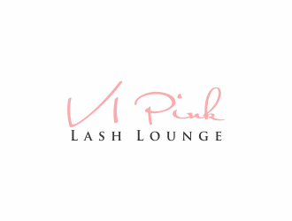 VIPink Lash Lounge logo design by hopee
