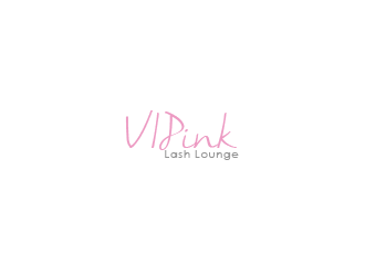 VIPink Lash Lounge logo design by Dianasari
