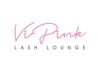 VIPink Lash Lounge logo design by Suvendu