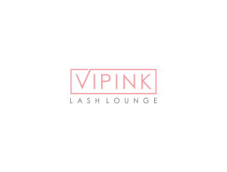 VIPink Lash Lounge logo design by haidar