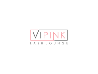 VIPink Lash Lounge logo design by haidar