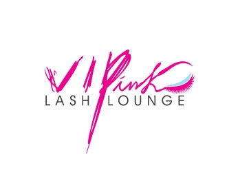 VIPink Lash Lounge logo design by maze