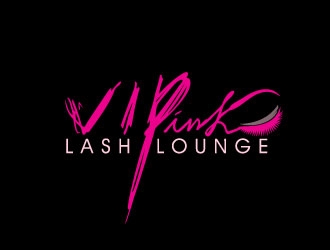 VIPink Lash Lounge logo design by maze