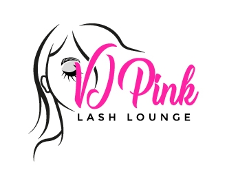 VIPink Lash Lounge logo design by MUSANG