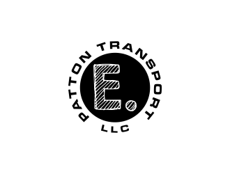 E. Patton transport llc logo design by N3V4