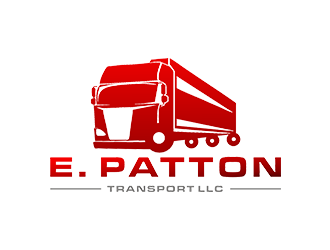 E. Patton transport llc logo design by EkoBooM