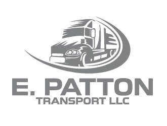 E. Patton transport llc logo design by sunny070
