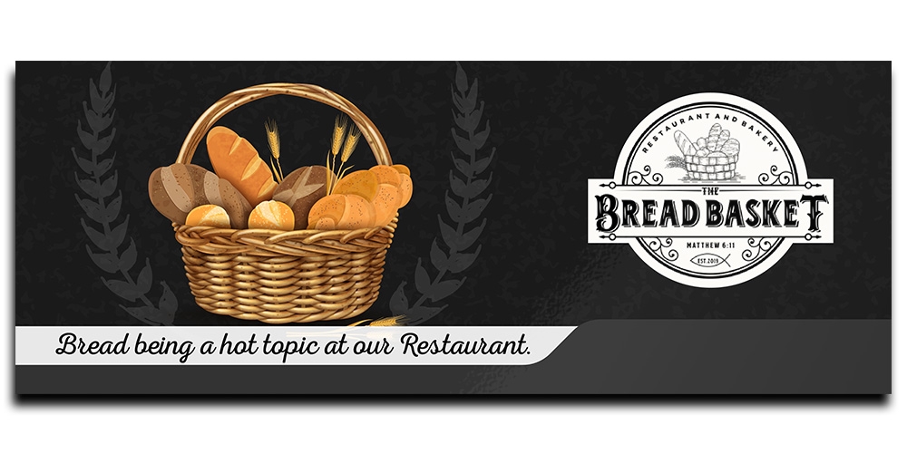 The Bread Basket logo design by Gelotine