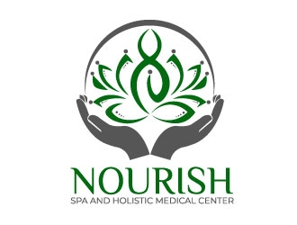 Nourish logo design by robiulrobin