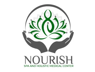 Nourish logo design by robiulrobin