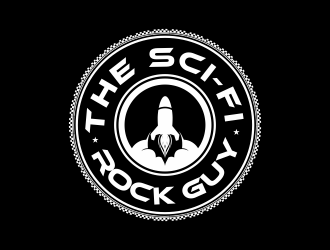 The Sci-Fi Rock Guy logo design by santrie