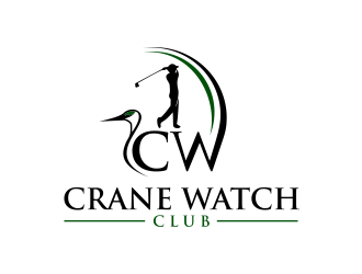 Golf Course operator. The new name is Crane Watch Golf Club.  logo design by ammad