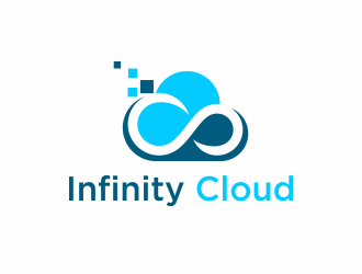 Infinity Cloud logo design by agus
