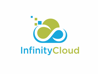 Infinity Cloud logo design by agus