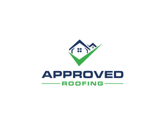 Approved Roofing logo design by kaylee