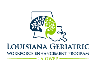 Louisiana Geriatric Workforce Enhancement Program (LA-GWEP) logo design by akilis13