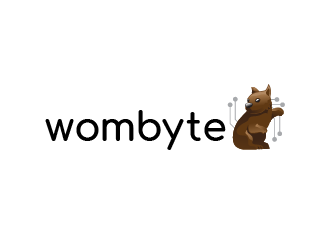 Wombyte logo design by enan+graphics