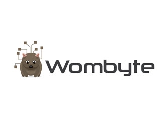 Wombyte logo design by frontrunner