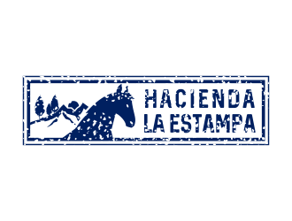 Hacienda la Estampa logo design by done
